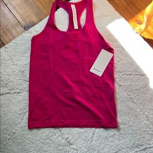 Lululemon Athletica Fuchsia Swiftly Tank Top